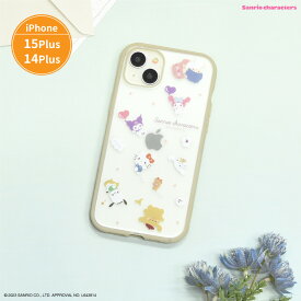 【公式】サンリオキャラクターズ IIIIfit Clear iPhone15 Plus / 14 Plus 対応 ケース IIIIfit Clear ハローキティ マイメロディ クロミ シナモロール シナモン キキ&ララ リトルツインスターズ ポムポムプリン イーフィット クリア 透明 スマホケース スマホカバー かわいい