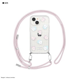 【公式】ちいかわ IIIIfit Loop iPhone15 14 13 対応 ケース カバー ストラップ付きiPhoneケース スマホ ショルダー ストラップ スマホケース ネック iphoneケース アイフォン iPhone15 iPhone14 iPhone13 ハチワレ うさぎ モモンガ 古本屋 カニ かわいい