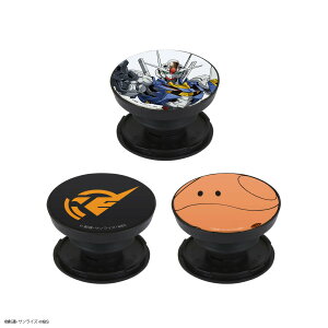 【公式】 機動戦士ガンダム 水星の魔女 POCOPOCO スマホグリップ ガンダム エアリアル ハロ ホルダー マーク ロゴ スマホスタンド スマホリング スマホ保持 iPhone Android アイフォン アンドロイ
