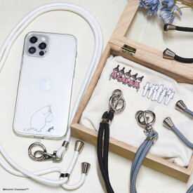 【公式】 ムーミン マルチリングプラス ストラップセット スマホ ストラップ リトルミイ ニョロニョロ スマホショルダー ショルダーストラップ ネックストラップ スマホリング スマホグリップ 肩掛け 首掛け スマホアクセサリ かわいい シンプル プレゼント ムーミン グッズ