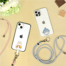 【公式】 mofusand モフサンド マルチリングプラス スマホリング スマホアクセサリ ストラップ スマホショルダー サメにゃん うさぎにゃん 猫 じゅの 保持サポート 落下防止 ケースに挟むだけ かわいい 大人女子 シンプル プレゼント 人気 グッズ