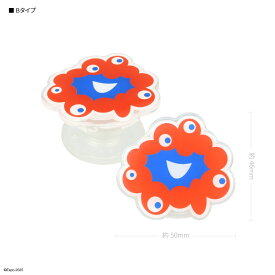 【公式】EXPO 2025 大阪・関西万博 ダイカット クリア POCOPOCO ミャクミャク スマホグリップ スマホスタンド スマホ立て スマホリング スマホアクセサリ iPhone アイフォン Android アンドロイド Galaxy ギャラクシー クリア 透明 白 ホワイト 赤 青