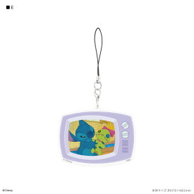 【公式】ディズニーキャラクター ／ モバイルアクリルストラップ Lサイズ ディズニー Disney アクリルストラップ アクリルキーホルダー アクリルチャーム スティッチ スクランプ グリーン ピンク イエロー パープル ブルー キャラクター グッズ かわいい