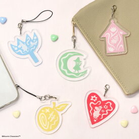 【公式】ムーミン 80周年 モバイルアクリルストラップ Lサイズ アクリルキーホルダー アクリルチャーム ブルー ピンク グリーン イエロー レッド クリア 透明 リトルミイ スナフキン ニョロニョロ スノークのおじょうさん ストラップ チャーム 北欧