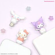 【公式】サンリオキャラクターズ ぽわっとも ハローキティ キティ クロミ シナモロール シナモン 充電口…