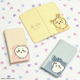 【公式】 ちいかわ ダイカット マルチフリップカバー(M+) ハチワレ うさぎ スマホケース 手帳型 iPhoneケース アイフォンケース 多機種対応 ポケット付き Xperia エクスペリア Gyalaxy ギャラクシー ケース パスケース ピンク ブルー イエロー 送料無料