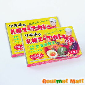 ソラチの札幌スープカレーの素 4食分×2箱セット 札幌スープカレー ゆうパケット 送料無料 送料込み メール便 追跡サービス ポイント消化 お試し