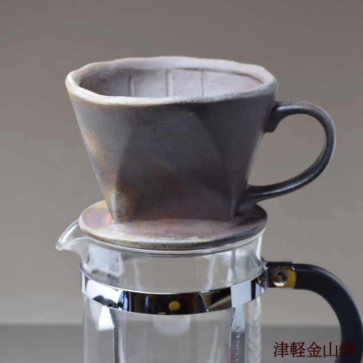 楽天市場】ドリッパー (高さ9.0cm×幅11.0cm×奥行19.0cm 339g) 津軽金山
