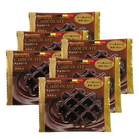チョコレート マネケンワッフル 6個 高温焙煎 カカオマス 加藤珈琲店　ベルギー　Manneken