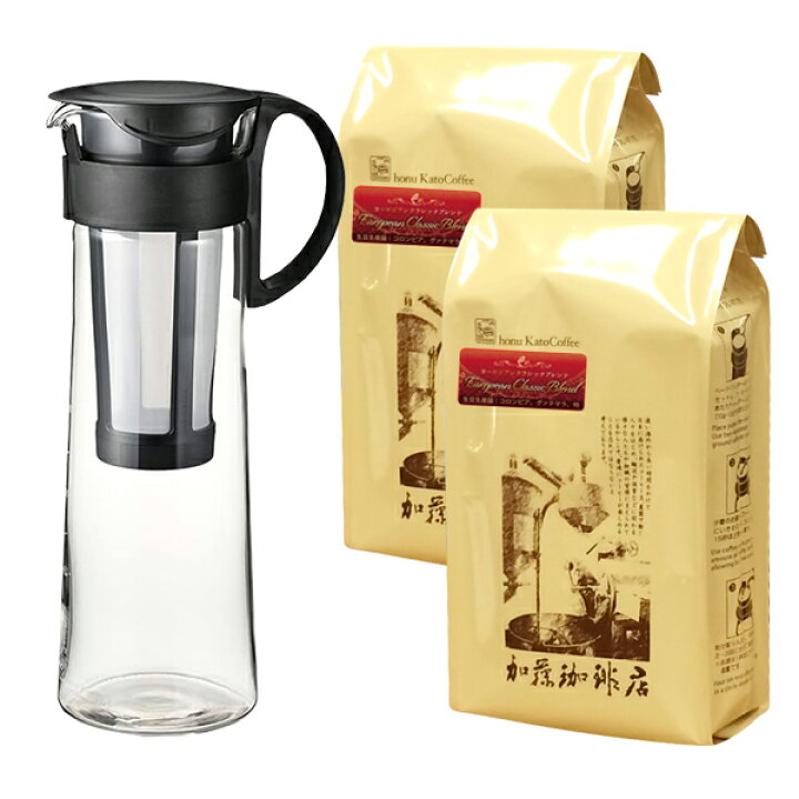楽天市場 送料無料 美味しい水出しコーヒーが作れる珈琲 コーヒー 福袋 ヨーロ 2 メジャースプーン コーヒー コ ヒ 水出し珈琲 アイス珈琲 アイスコーヒー 500g 2袋 1kg グルメコーヒー豆専門加藤珈琲店 珈琲豆 グルメコーヒー豆専門 加藤珈琲店