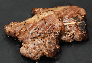 骨付き 熟成 ラムチョップ Tボーン ロース ステーキ 2枚 (AU産 エージド ラム肉)【冷凍 不定貫5,900円/kgで再計算】