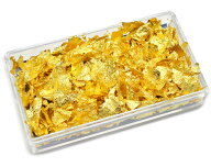 【送料無料】金箔 フレーク（食用 金箔・お料理やデザートに使える 金沢 純金箔）