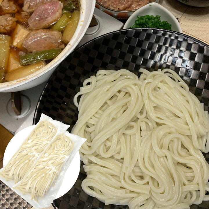 楽天市場 熟成 田舎うどん 260g 2人前 生うどん 塩分ゼロ 無塩 冷凍 生麺 130g 2パック 鍋の〆なら2 4人前です グルメソムリエ楽天市場店