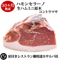 ハモンセラーノ 30ヶ月熟成 生ハム ミニ原木（コントラマサの部位） 長期熟成 スペイン カサルバ 【ミシ…