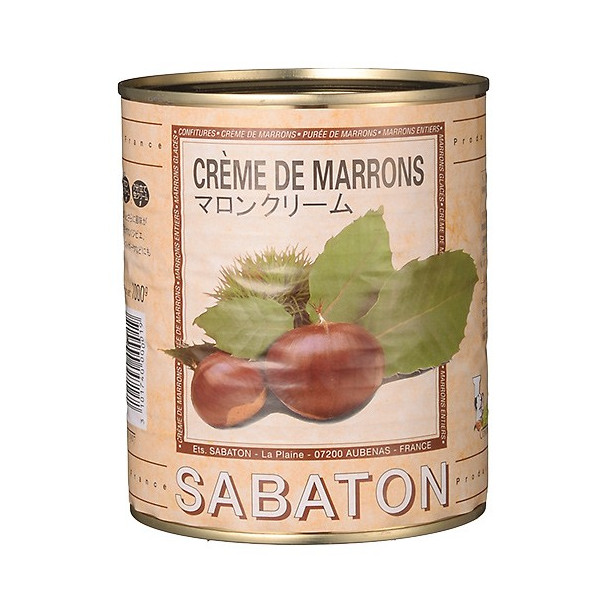 フランス産 激安価格と即納で通信販売 マロンクリーム 1kg缶 フルーツピューレ 製菓材料 25％OFF