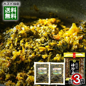 菊池食品 熊本県産阿蘇高菜使用 高菜油炒め 250g×1袋&大平食品 長崎県産高菜使用 たかな油炒め風 180g×2袋 詰め合わせセット【メール便送料無料】