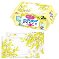 レック(LEC) こころ想い 大人用 からだふき 大判厚手タイプ (30×20cm) 40枚×2P / 丈夫なシートでしっか…