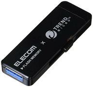 エレコム USBメモリ USB3.0 トレンドマイクロ製ウイルス対策ソフト搭載 16GB ブラック MF-TRU316GBK 送料…