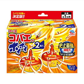 コバエがホイホイ コバエ駆除剤 2個入り コバエ取り コバエ対策 コバエ駆除 捕獲 小バエ 罠 エサ 小蝿退治 室内 送料無料