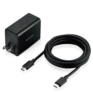 �G���R��(ELECOM) GaN(�����K���E��) AC�A�_�v�^�[ ACDC-PD1265BK �m�[�gPC/iPhone/�X�}�[�g�t�H��/ ��������