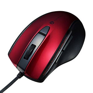 �T�����T�v���C(Sanwa Supply) �}�E�X �L�� USB�ڑ� �É� �u���[LED 5�{�^��(�߂�E�i�ރ{�^������) ���^ ���b�h ��������