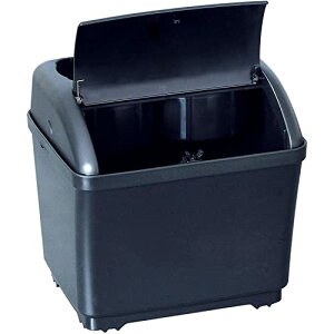 セイワ(SEIWA) 車内用品 ゴミ箱 ダストボックスS ドリンク ブラック W887 ドリンクホルダー機能付き フタ付き ワンプッシュ 送料無料