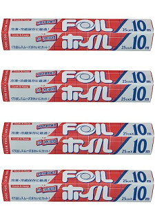 GG[pbP[WO A~zC Vo[ ʕsv̎n { 25cm×10m 4Zbg 