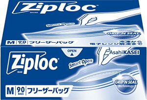 Ziploc �y��e�ʁz�W�b�v���b�N �t���[�U�[�o�b�O M 90���� ��������