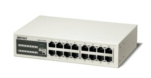 �o�b�t�@���[ BUFFALO 10/100Mbps�Ή� ����⟑� �d������ 16�|�[�g �z���C�g �X�C�b�`���O�n�u LSW3-TX-16 ��������