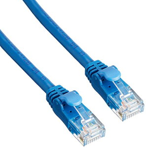 �G���R�� LAN�P�[�u�� CAT6A 20m �ܐ܂�h�~�R�l�N�^ ���炩 �u���[ LD-GPAYC/BU20 ��������