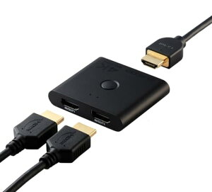 �G���R�� HDMI�ؑ֊� 4K 60Hz 2����1�o�� �o���� ���^(12mm) ���z�� PS5�E4 / Nintendo Switch ��������