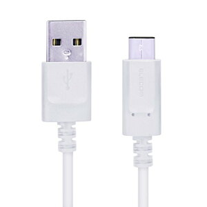 ELECOM �X�}�[�g�t�H���pUSB�P�[�u�� USB(A-C) �F�ؕi Type-C 1.5m �z���C�g MPA-AC15NWH ��������