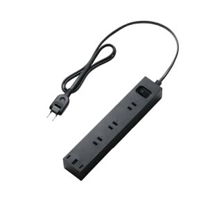 �G���R�� �d���^�b�v USB�^�b�v 30W 3�|�[�g Type-C USB-A 6�� 1m �ꊇ�X�C�b�` ��]�r�t�� ���K�[�h�t�� �u ��������