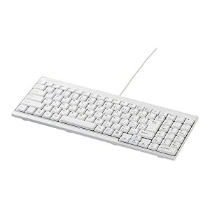 �o�b�t�@���[ BUFFALO USB�ڑ� �L���X�����L�[�{�[�h �z���C�g BSKBU14WH ��������