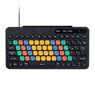 エレコム 有線キーボード 子供用 パソコン学習 プログラミング KEY PALETTO キーパレット 大阪電気通信大…
