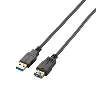 エレコム USBケーブル USB3.0 A-A延長タイプ スタンダード 1.5m ブラック USB3-E15BK 送料無料