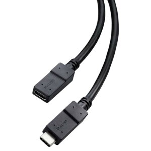 �G���R�� USB Type C �����P�[�u�� 0.5m USB3.2(Gen1) 5Gbps PD 60W�Ή� �y�m�C�Y����ی삷��2�d ��������