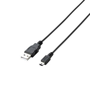 �G���R�� RoHS�w�ߏ���&���z���p�b�P�[�W �G�RUSB�P�[�u�� USB2.0 A-miniB�^�C�v 3m �u���b�N U2C-JM30 ��������