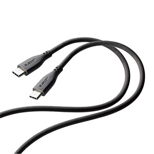 �G���R��(ELECOM) Type-C to type-C �P�[�u�� (USB PD�Ή�) �ő�60W�o�� �V���R���f�� �_�炩���A�Ȃ� ��������