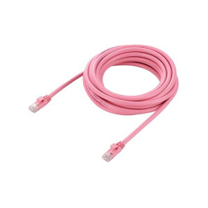�G���R�� LAN�P�[�u�� CAT6A���� 5m �ܐ܂�h�~ �X�^���_�[�h �s���N LD-GPA/PN5 ��������