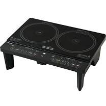 楽天市場】山善(yamazen) 2口ihクッキングヒーター ihw-s1460g(b)の通販