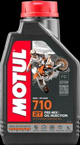 ���`���[��(Motul) 710 2T2�X�g���[�N�E���[�^�[�T�C�N���p�G���W���I�C��(�����E����) 100%���w����[���K�i] 1L ��������