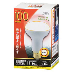 OHM LED�d�� ���t�����v�` E26 100�`���� 10W �d���F LDR10L-W A9 06-0791 ��������