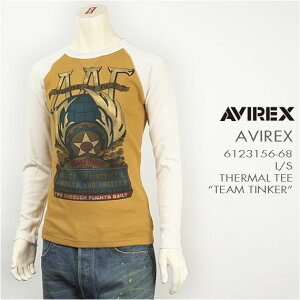 AVIREX ArbNX  T[}TVc AVIREX L/S THERMAL TEE "TEAM TINKER" 6123156-68