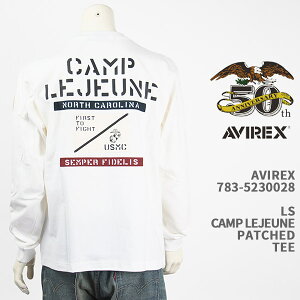 Avirex ArbNX pb`h TVc AVIREX LS PATCHED T-SHIRT CAMP LEJEUNE 783-5230028-030yKi/SOUVENIR/7835230028/T/50NLO/50thz