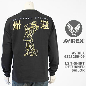 Avirex ArbNX  TVc ^[h Z[[ AVIREX LS RETURNED SAILOR T-SHIRT 6123269-09yKi/N[lbN/hJ/Tz