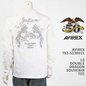 Avirex ArbNX TVc _uhS X[xjA AVIREX LS DOUBLE DRAGON SOUVENIR TEE 783-5130011-030yKi/7835130011/T/50NLO/50thz