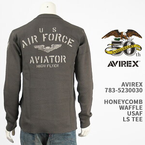Avirex ArbNX njJbt TVc AVIREX HONEYCOMB WAFFLE USAF LS T-SHIRT 783-5230030-410yKi/T/T[}/7835230030/50NLO/50thz