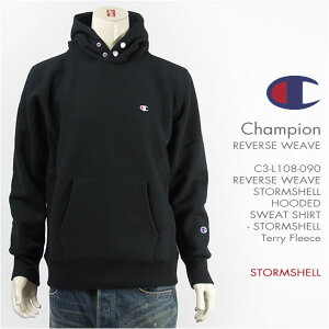 �y�������K�i�zChampion �`�����s�I�� ���o�[�X�E�B�[�u �X�g�[���V�F�� �v���I�[�o�[ �X�E�F�b�g�p�[�J�[ CHAMPION REVERSE WEAVE STORMSHELL HOODED SWEAT SHIRT C3-L108-090�y���n�E�v���p�[�J�E���������z