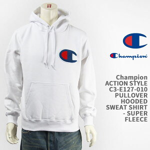 yKizChampion `sI vI[o[ XEFbgp[J[ ANVX^C Champion ACTION STYLE PULLOVER HOODED SWEATSHIRT C3-E127-010yz